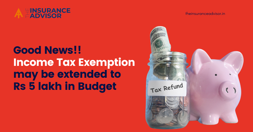 Good News!! Income Tax Exemption might be extended to Rs 5 lakh in Budget